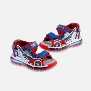 Geox Marvel Captain America light up Sandals size 26